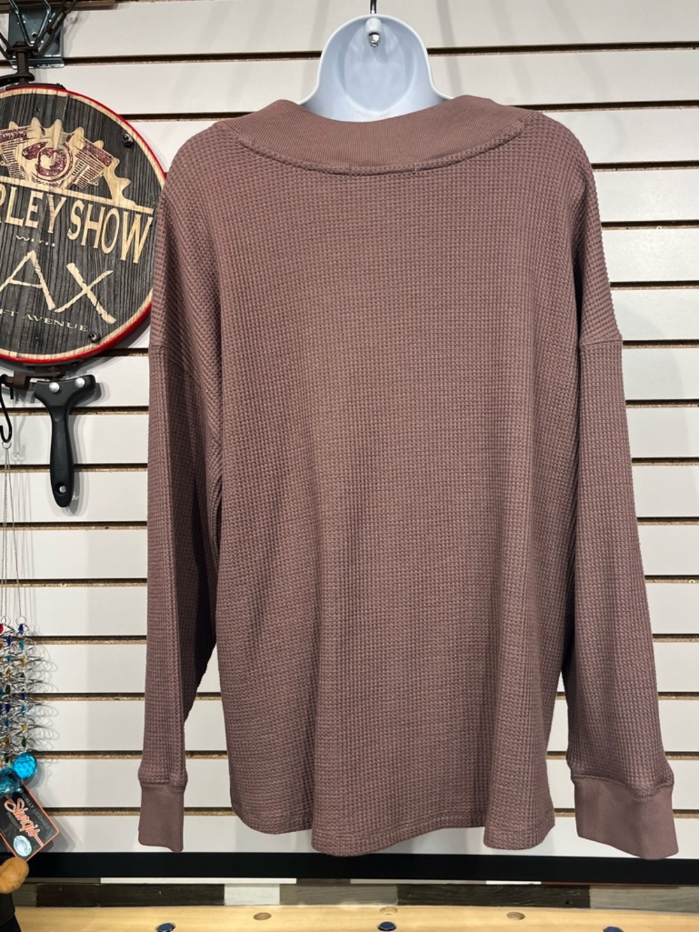 Seven7 waffle knit top size XL - Picture 6 of 9